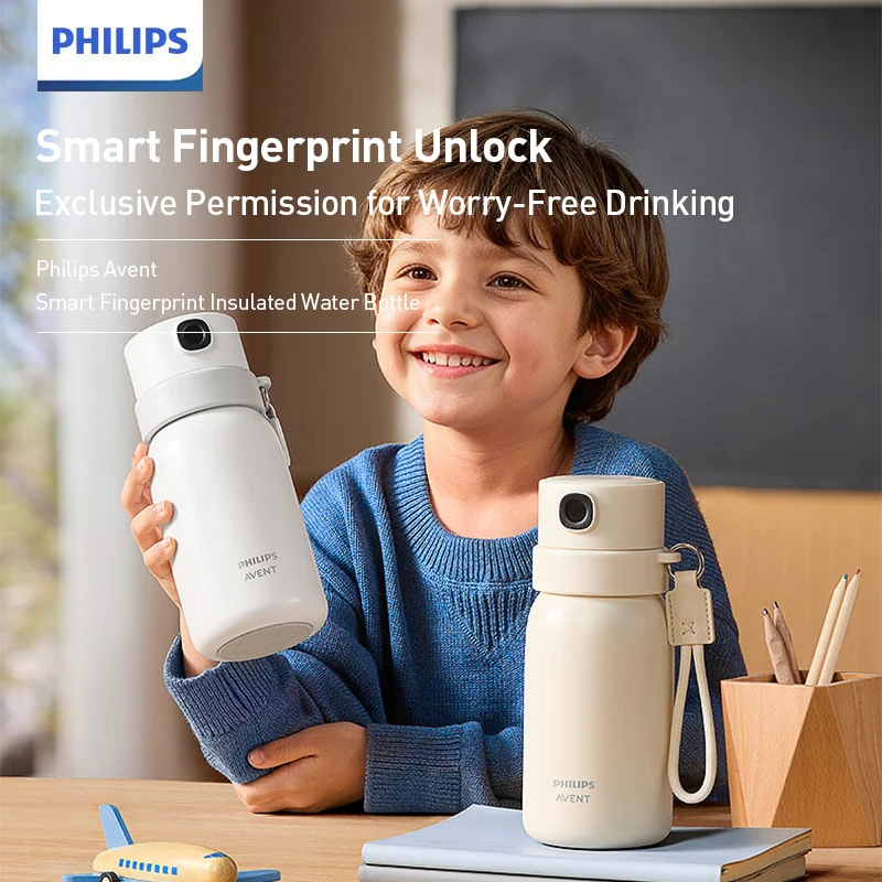 tasse-isolee-philips-560-ml-tasse-isolee-pour-enfants-tasse-d'eau-sure-avec-deverrouillage-par-empreinte-digitale-et-affichage-de-la-temperature-de-l'eau