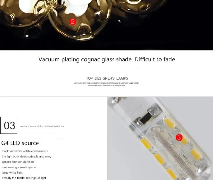 

Led Chandelier Nordic Creative Colorful Bubble Ball Living Room Lamp Modern Minimalist Corridor Restaurant Bedroom Lamp