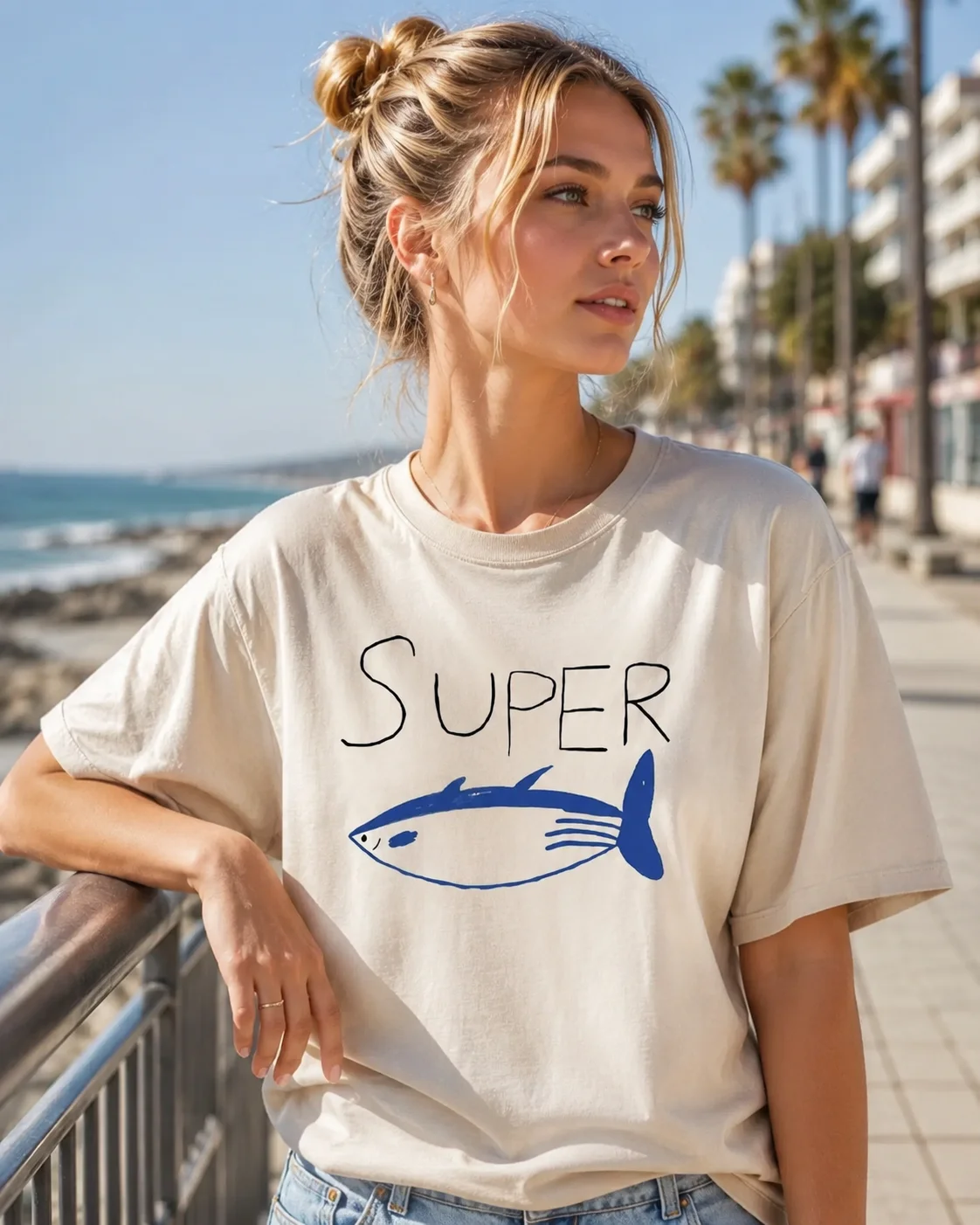 T-shirts Kpop coréens Jin Supe - Summer Clothing Logo avis et prix