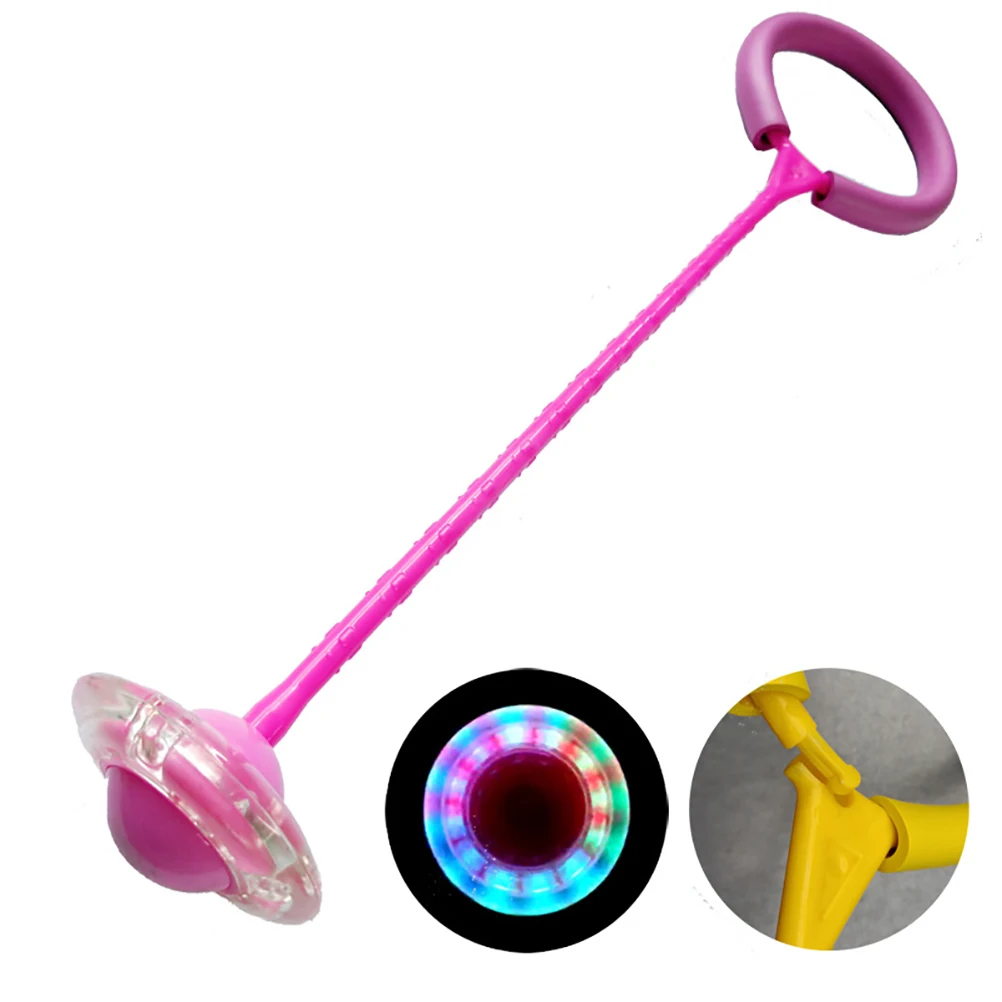 

Ankle Jump Ball for Kids Ball for Kids Soft Comfortable Thickened Kids Ankle Jump Ball with Colorful Flash Wheel for Boys Girls