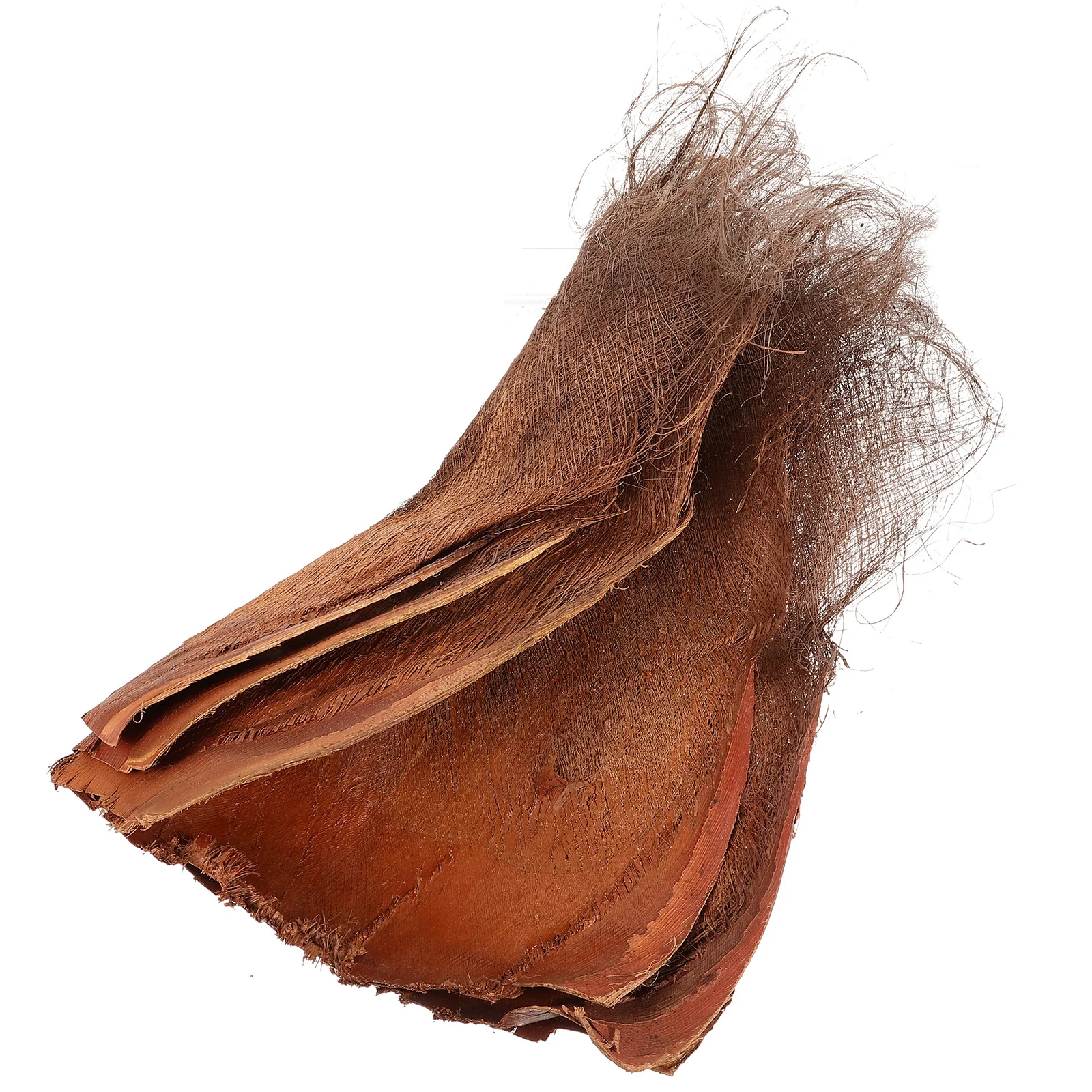 

3Pcs Natural Coconut Tree Bark Decoration Easy Install Water Pipeline Cover Home Garden Decor Coconut Tree Bark