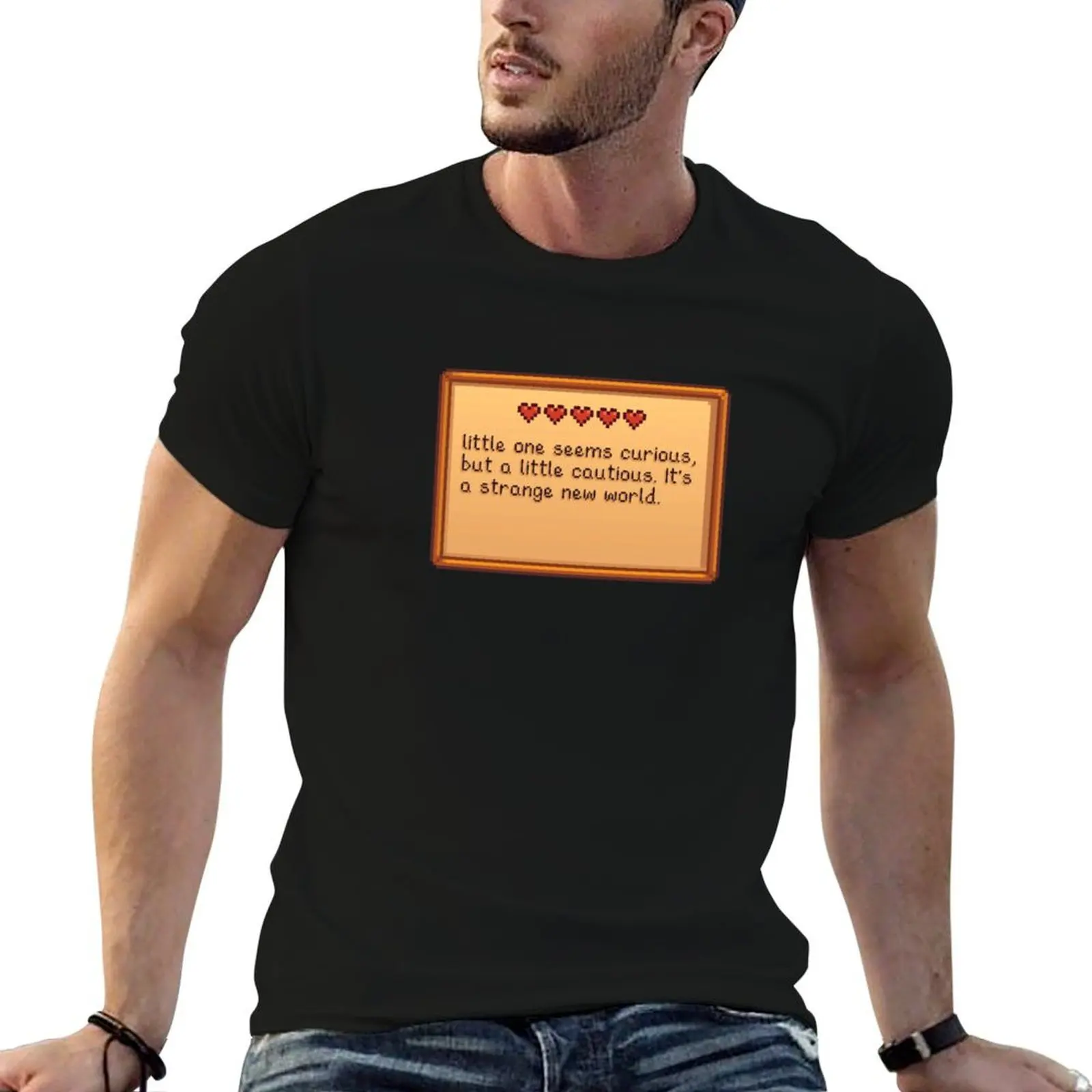 Stardew Valley Little One's Strange New World T-Shirt Sweat Resistant Workout Tee Shirt