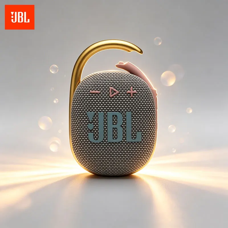 

JBL Clip 4 Low-power, long-lasting battery-powered audio device with dust-proof, shock-proof and water-resistant design