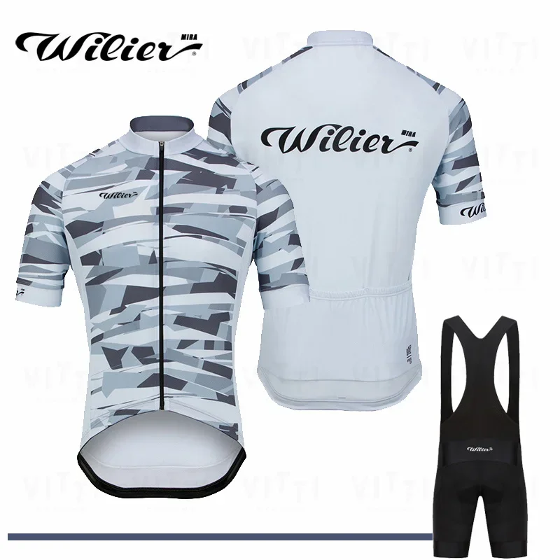 MIRA Wilier summer Cycling Jersey set Lycra Cycling clothes Men bike uniform Sports Bicycle Clothing MTB maillot ropa ciclismo