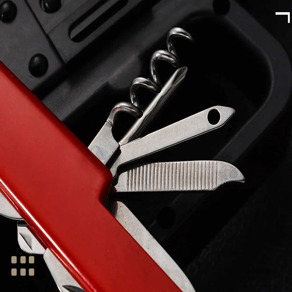 Portable Multifunctional Folding Knife Durable 5/7/9/11 in 1 Stainless Steel Multi Tool Pocket Knife 15cm Knife Outdoor