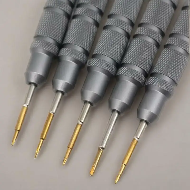 

High Hardness Magnetic Repair Tools Kit For Electronics Clocks Watches Disassembly 6 Sizes 0.6 0.8 1.5 2.5 T2 Bits Included
