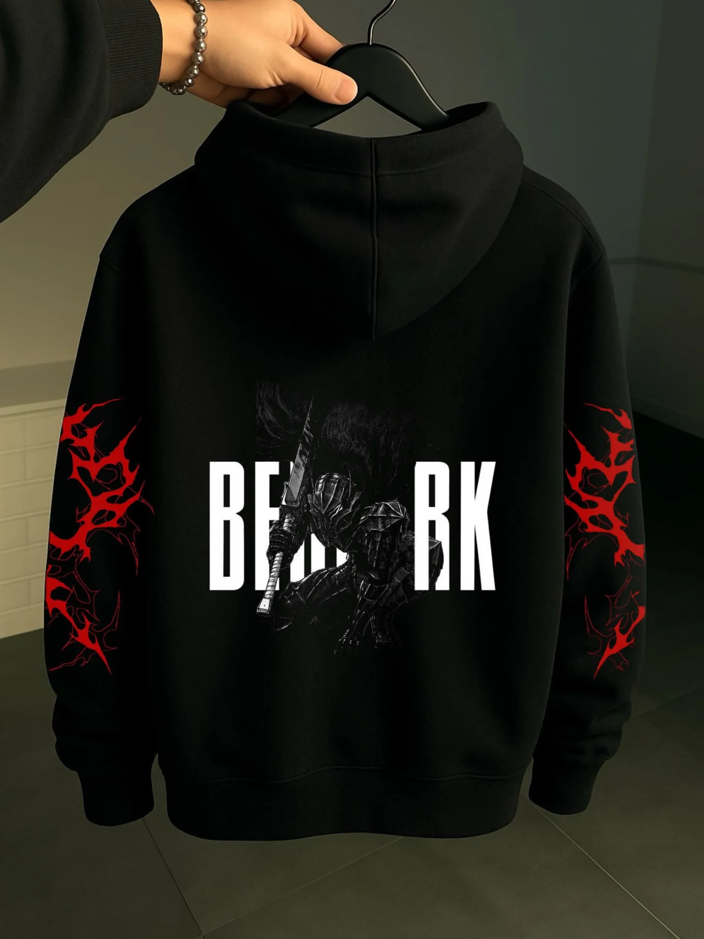 

Толстовка большого размера Berserk, американская винтажная уличная одежда, камуфляжный принт, Harajuku, готическая модная толстовка в стиле ретро, мужские и женские топы