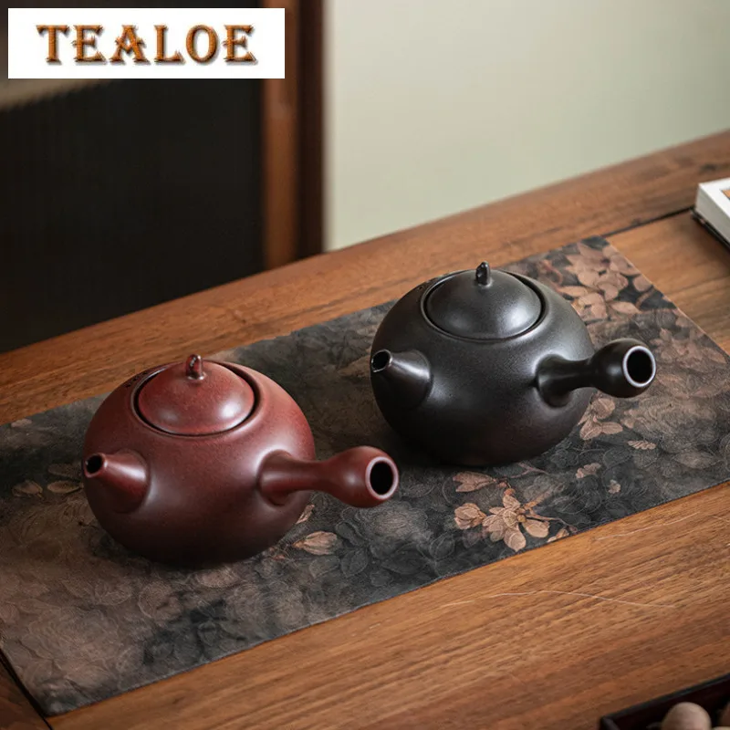 

Керамический чайник большой емкости, 800 мл, горшок с боковой ручкой для Infusions, чайник, плита для кипящей воды, чайник для кунг-фу