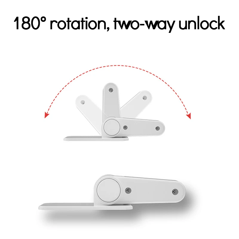 Cerradura de palanca de puerta, manijas adhesivas, cerraduras Abs para bebé, cerraduras de manija antiapertura, dispositivo Universal para el hogar