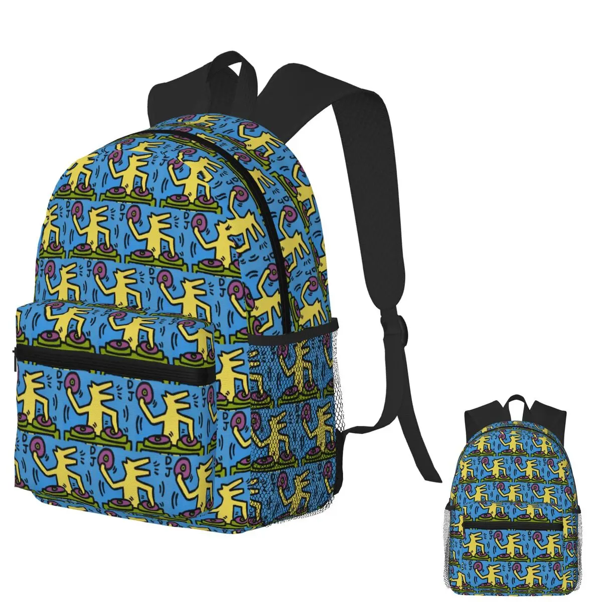 

Keith Harings студенческий рюкзак школьная сумка походный дорожный рюкзак для мужчин и женщин модный рюкзак сумки на плечо