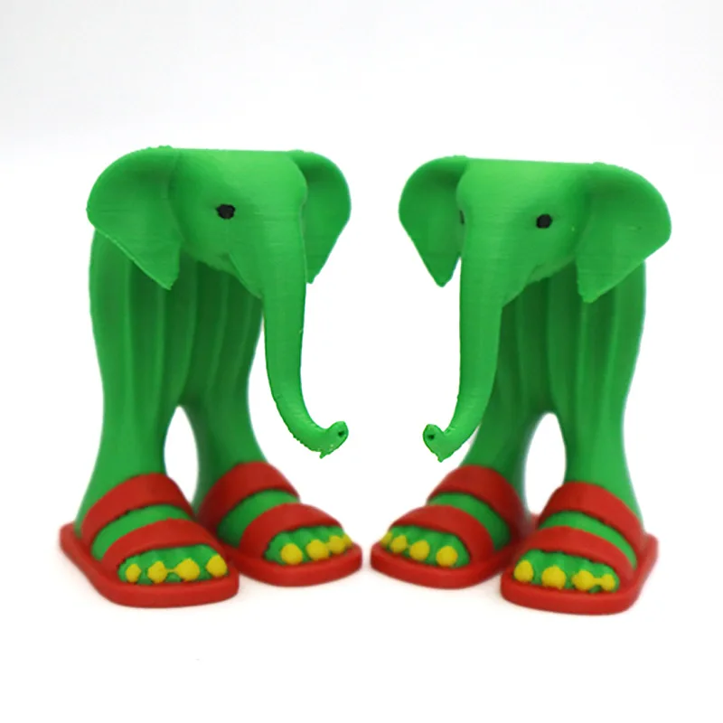 Lirili Larlla Ornament 3D Gedrukt Abstract Olifant Ambachten Kantoor Desktop Decoratie Ornament Creatief Verjaardagscadeau