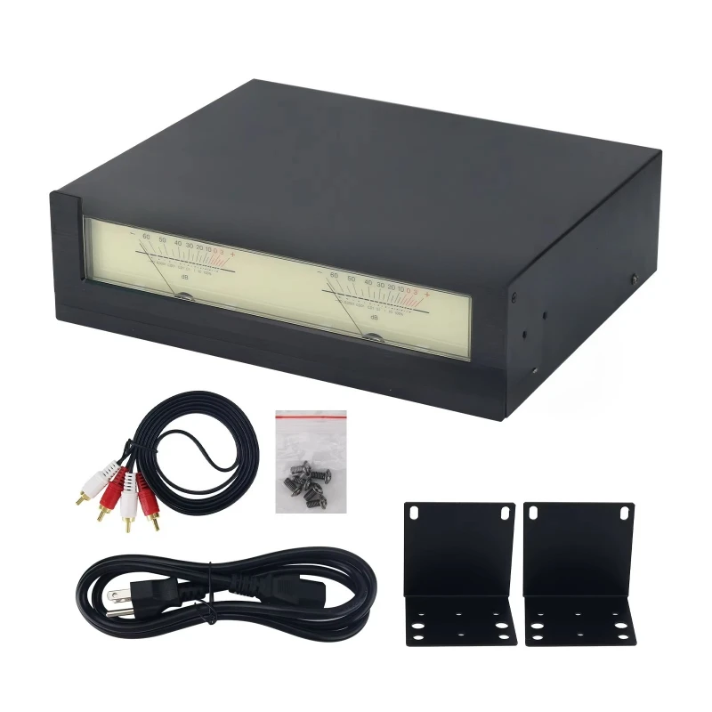 Color Panel MC-2100 MKII HiFi Amplifier VU Meter High-end Music Display Audio Amplifier Supports Cabinet Installation