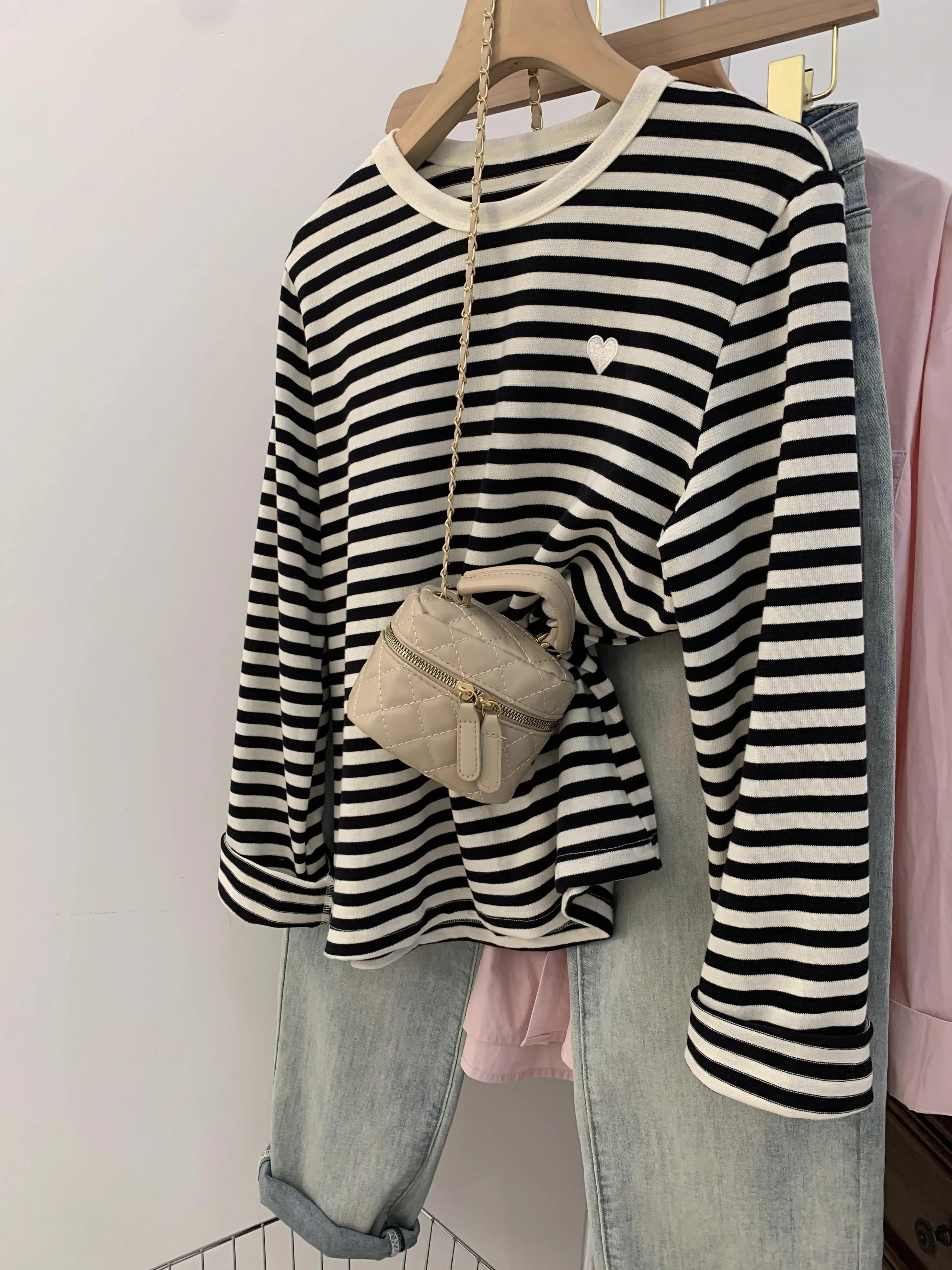 긴팔 티셔츠 면 여성 여름 빠른 건조 레이스업 크롭 가벼운 페스티벌 활동 소녀들 달콤하고 편안한 솔리드