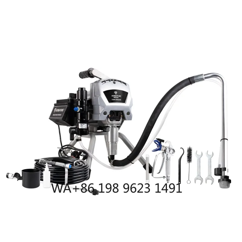 

Stainless Steel Sealed Pump High Flow Rate Electric Airless Paint Sprayer Machine Wall Metal Industrial Home Painting Equipment