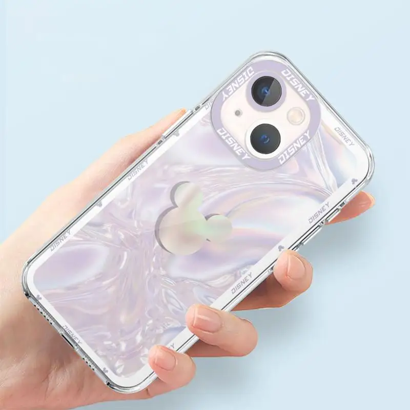 Disney Mickey Minnie LOGO Phone Case for Motolora Moto G72 G32 G22 G73 G52 Edge 40 5G G71 Clear Silicone Shell Cover