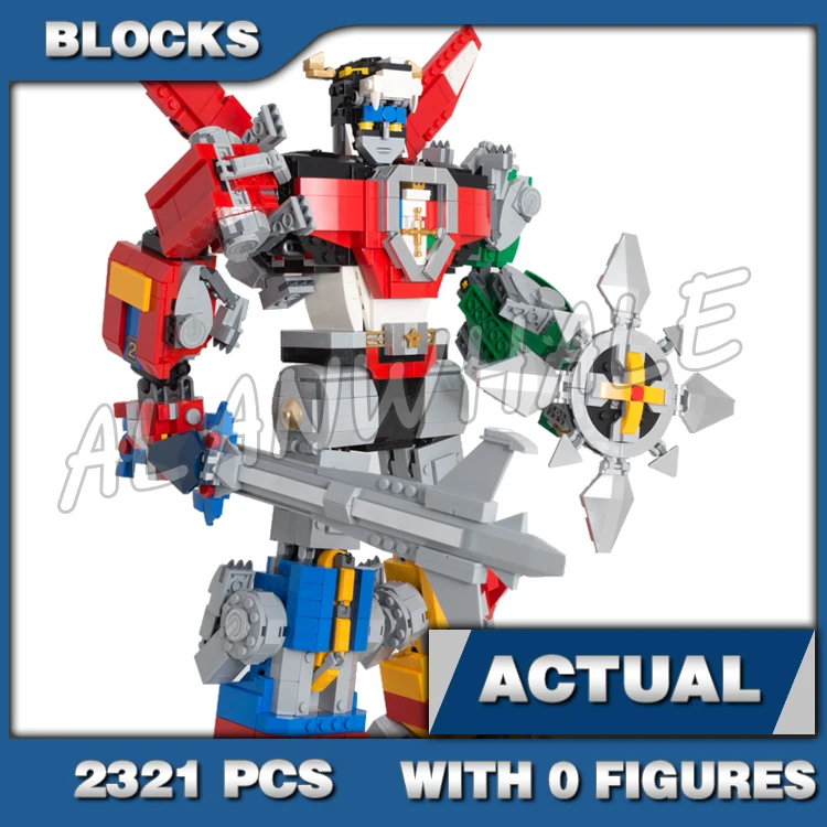

2321 шт. идеи Voltron Super Robot Beast King Transformed Combined Lions 11011 Строительные блоки, игрушки, совместимые с моделью