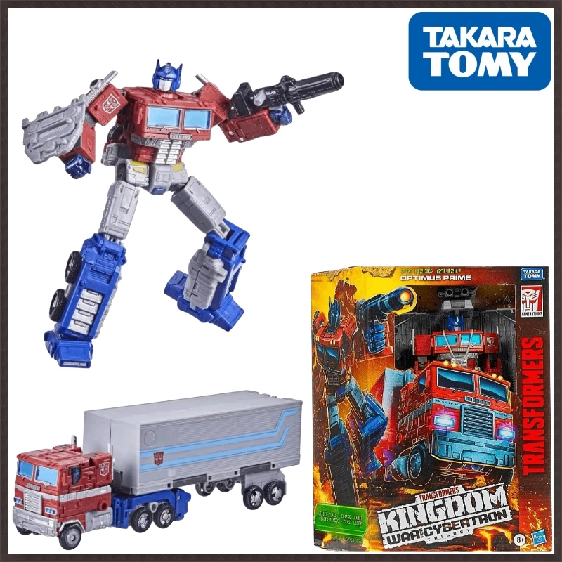 In Stock Takara Tomy Transformers G Series Kingdom WFC-K11 Optimus Prime Collectible Figures Action Popular Gifts