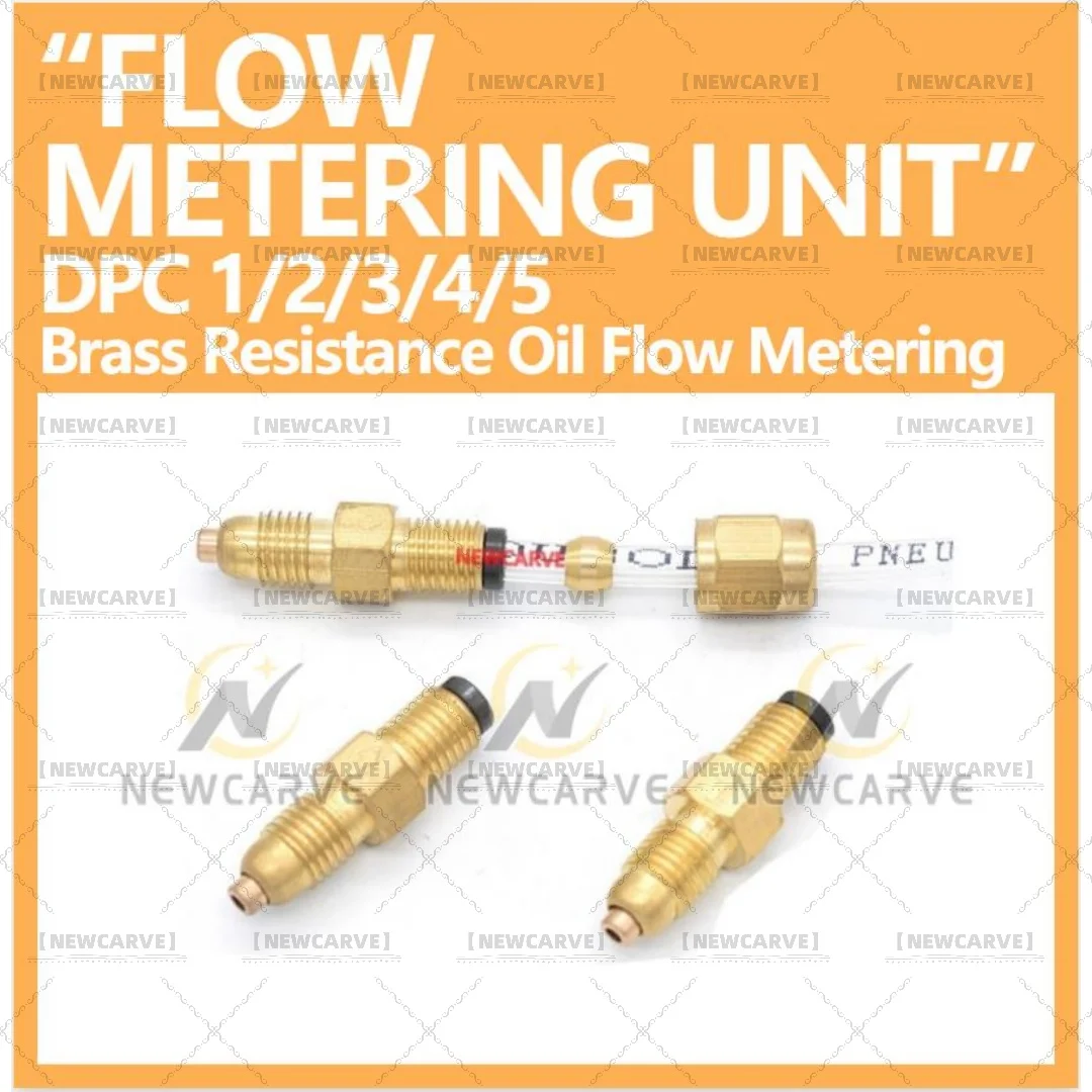 Ottone Resistenza Unità di Misura di Flusso di Olio/olio Distributore/Valvola separatore/divisore DPB DPC Per NEWCARVE di Lubrificazione Centralizzata