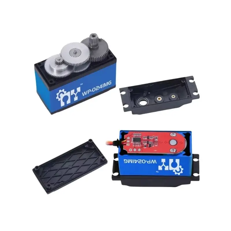 OverShoot WP-0241MG 7.4V 40KG デジタルサーボ、コアレスモーター メタルギア RC飛行機/ドリフトカー/ロボット用、高速高トルク