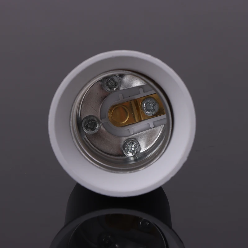 White GU10 To E27 LED Light Bulb Adapter Lamp Holder Converter Socket Light Bulb Lamp Holder Adapter Plug PBT Material