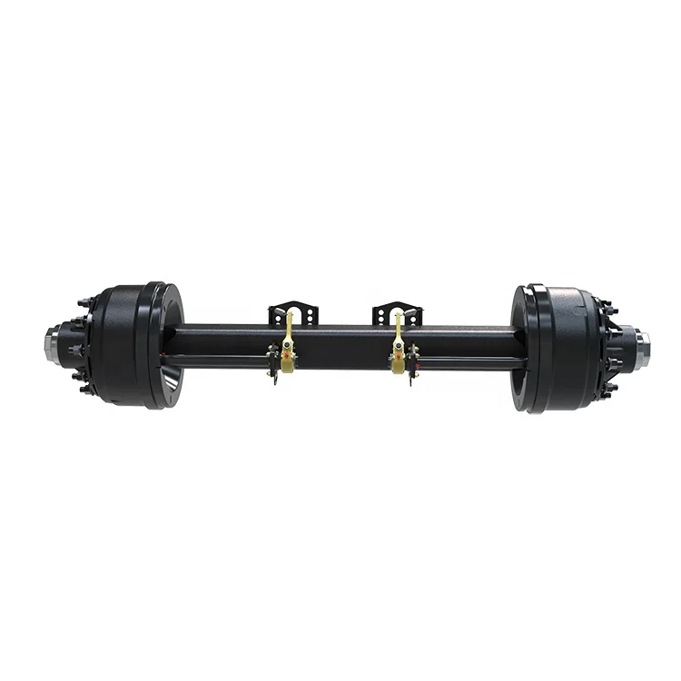 

Flatbed Truck Parts American Germany Type Trailer Rear Front Axle for Scania Hino Isuzu