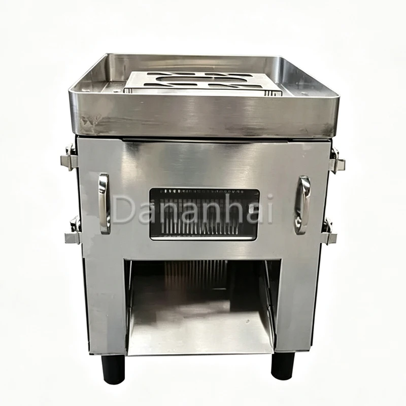 Commercial Tabletop Meat Cutter, Powerful Electric Meat Slicer Shredder For Butcher Store Application