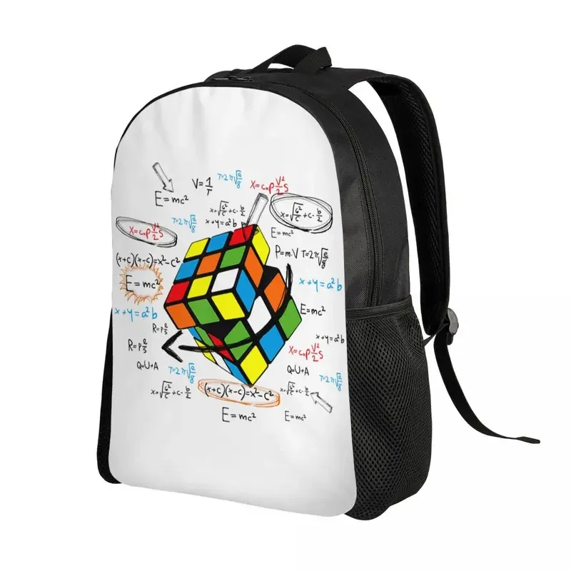 Benutzer definierte Mathe Rubix Rubixs Würfel Reise rucksack Männer Frauen Schule Laptop Bücher tasche College-Student Daypack Taschen