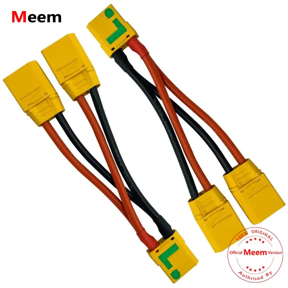 

2 шт. XT90S стиль разъема параллельная Y-образная жгутность для квадрокоптеров мультироторов RC LiPo батарея