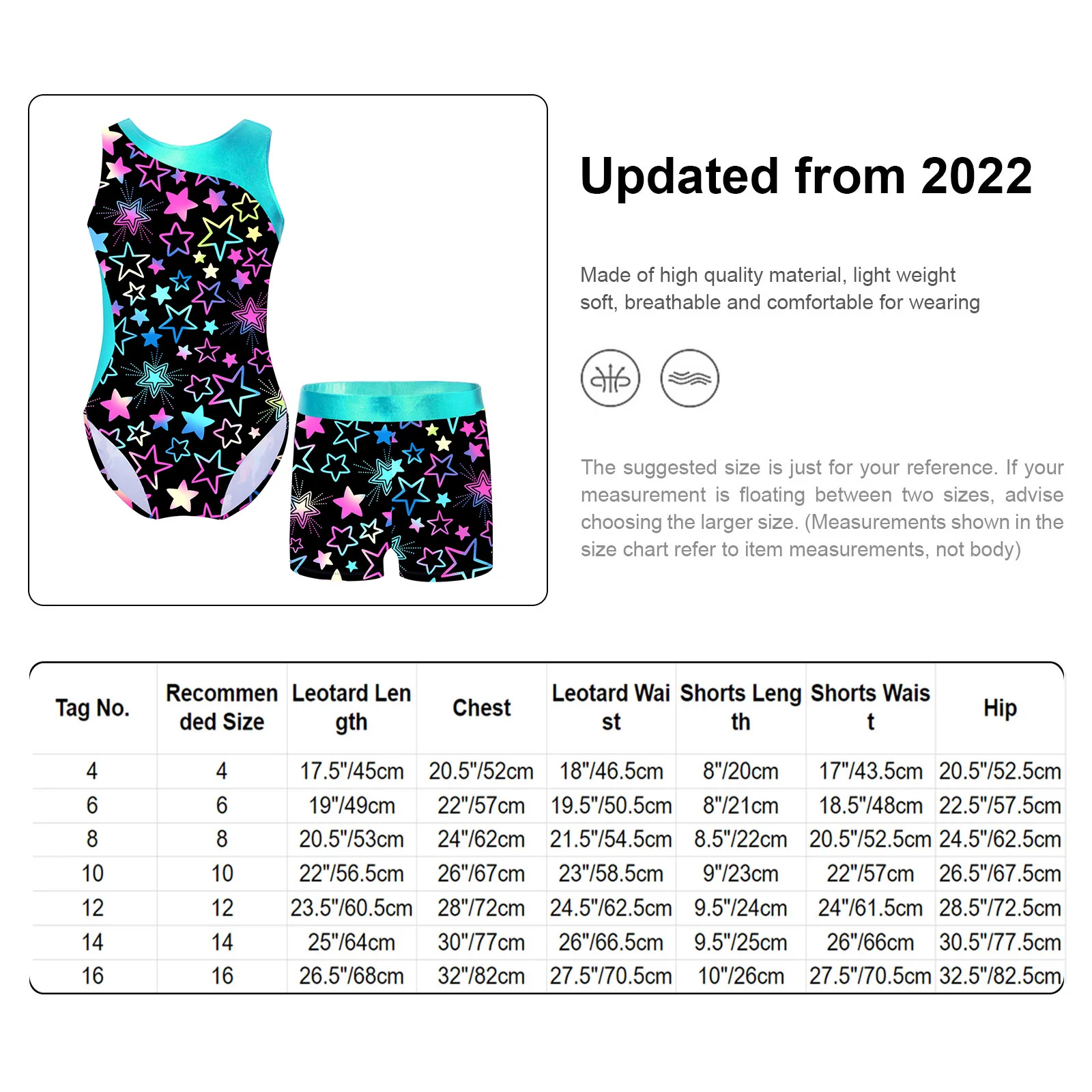 Kids Girls Ballet Gymnastic Leotard Bodysuit Bronzing Sleeveless Ballet Dance Set Workout Figure Skating Unitard+Shorts Outfit