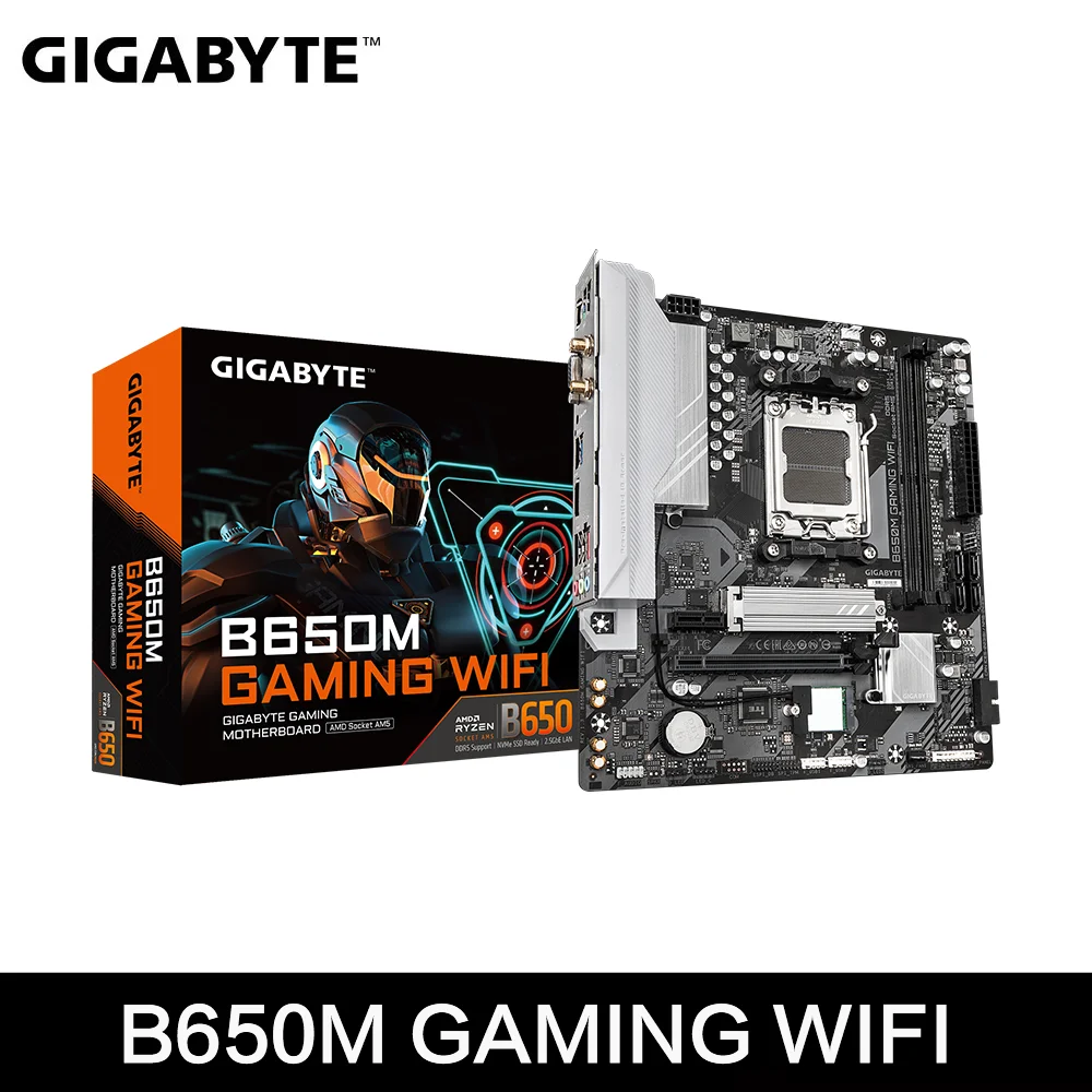 GIGABYTE nouveau B650M GAMING WIFI AMD B650 DDR5 96GB DDR5 7200(OC) MHz M.2 Wi-Fi RTL8821CE prise AM5 carte mre