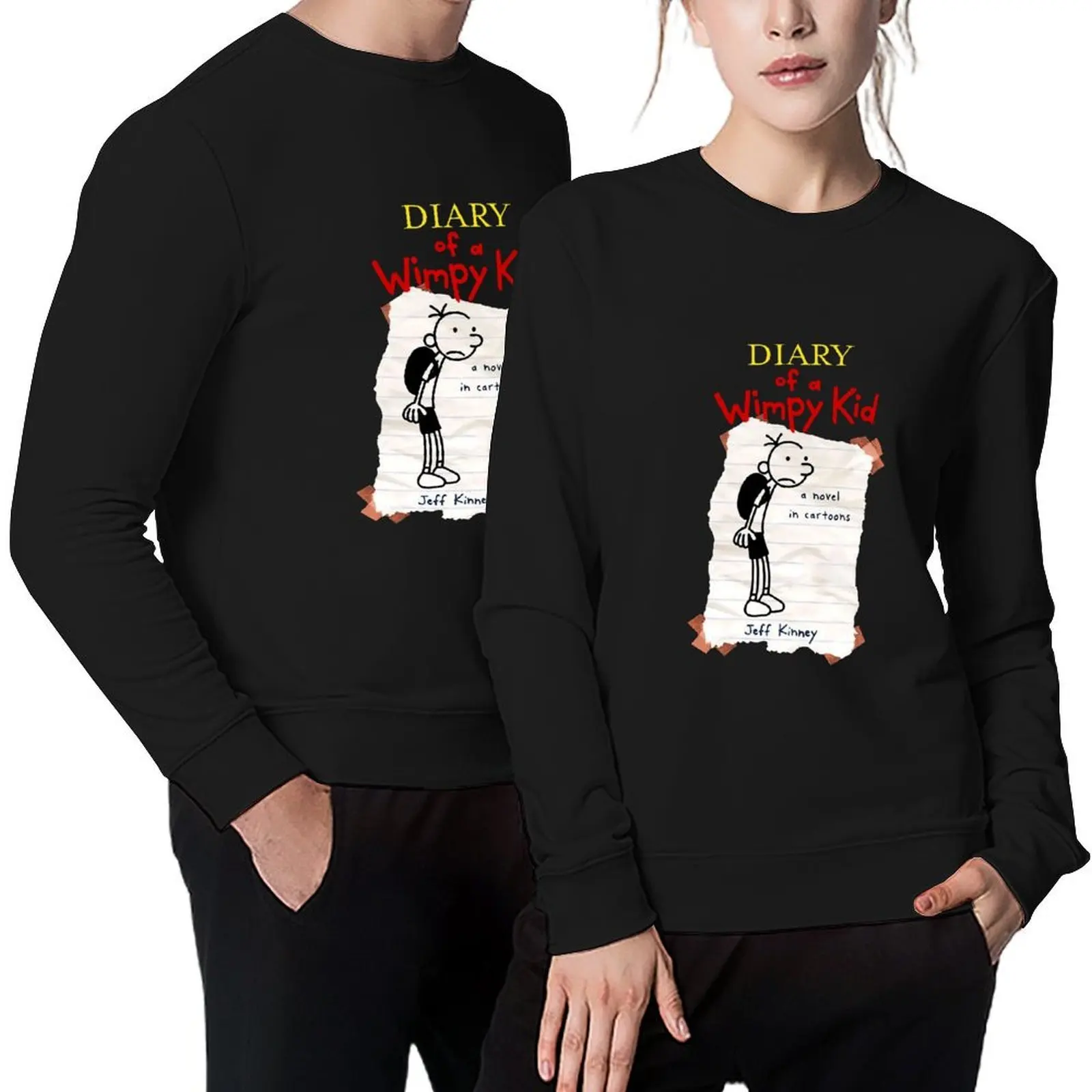 

World Book Day Diary Wimpy Kid Pullover tracksuits autumn korean clothes sweatshirt men