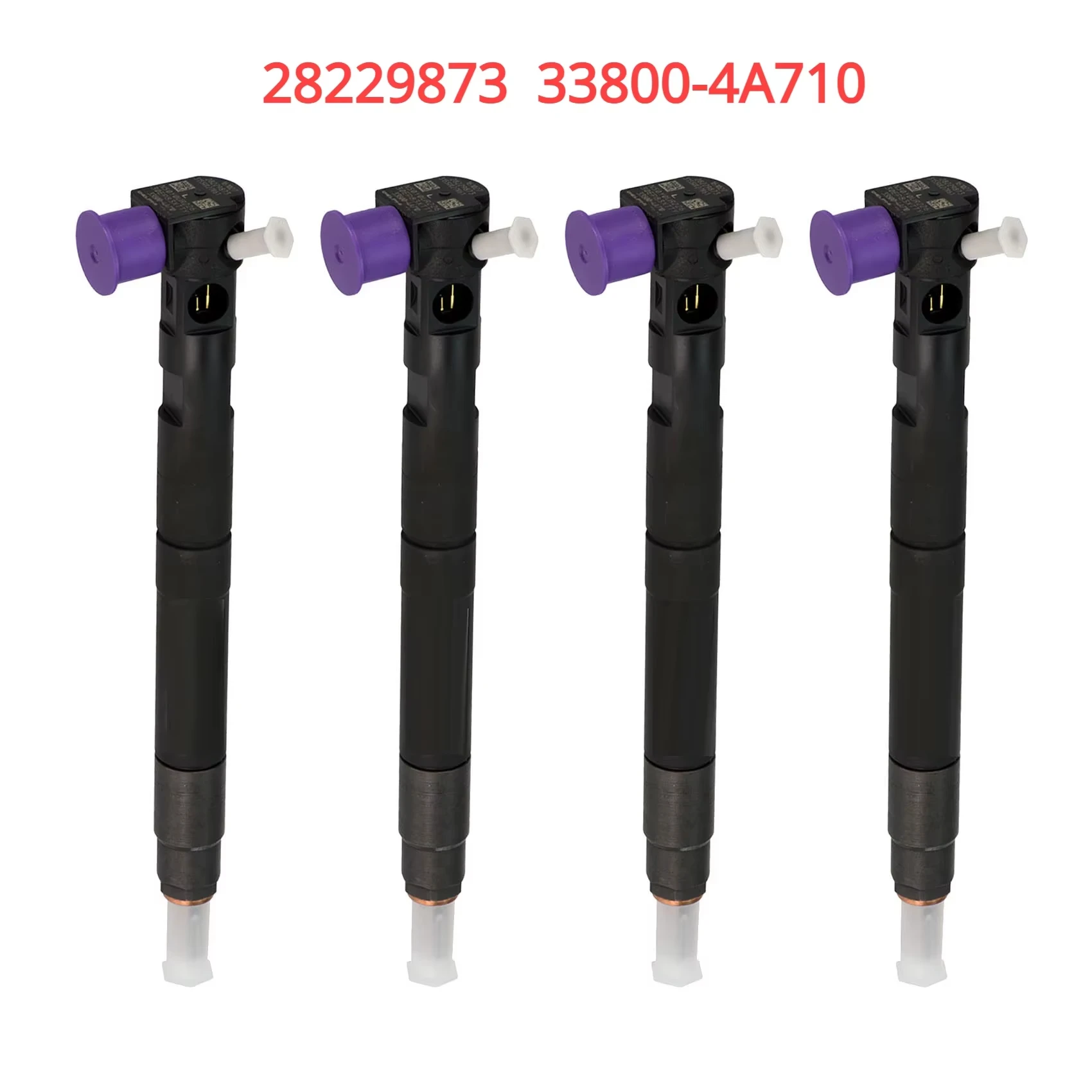 4PCS 28229873 33800-4A710 New Diesel Fuel Injector For Hyundai Grand Starex H1 Kia Bongo 3 2.5 CRDi WGT EURO 5