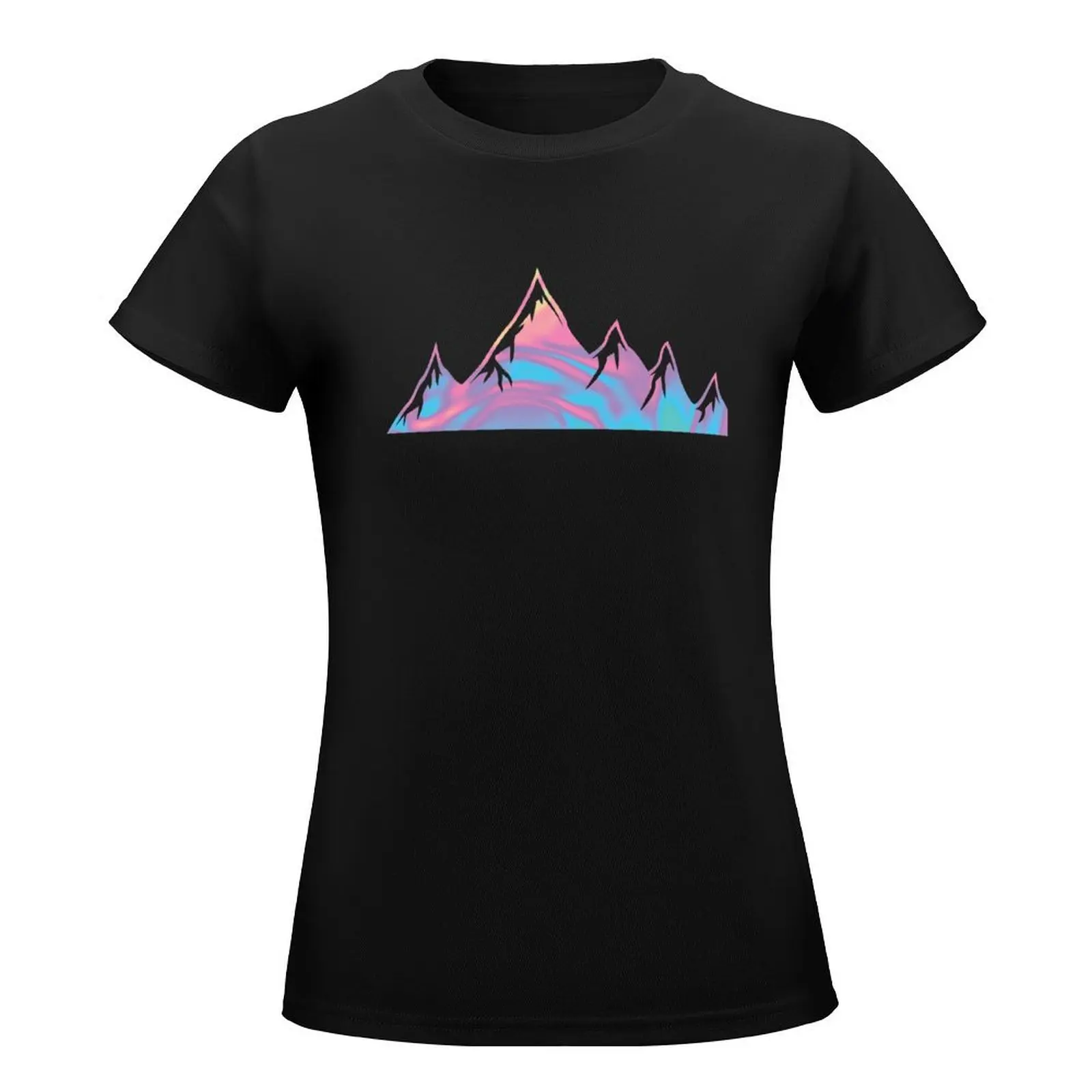 Holo mountain T-Shirt Blouse animal print shirt for girls summer top tops western t shirts for Women