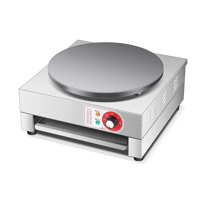 #~for40CM Griddle, Commercial Electric Crepe Maker, Stainless Steel Pizza and Crepe Maker, Electric Griddle 220V/110V