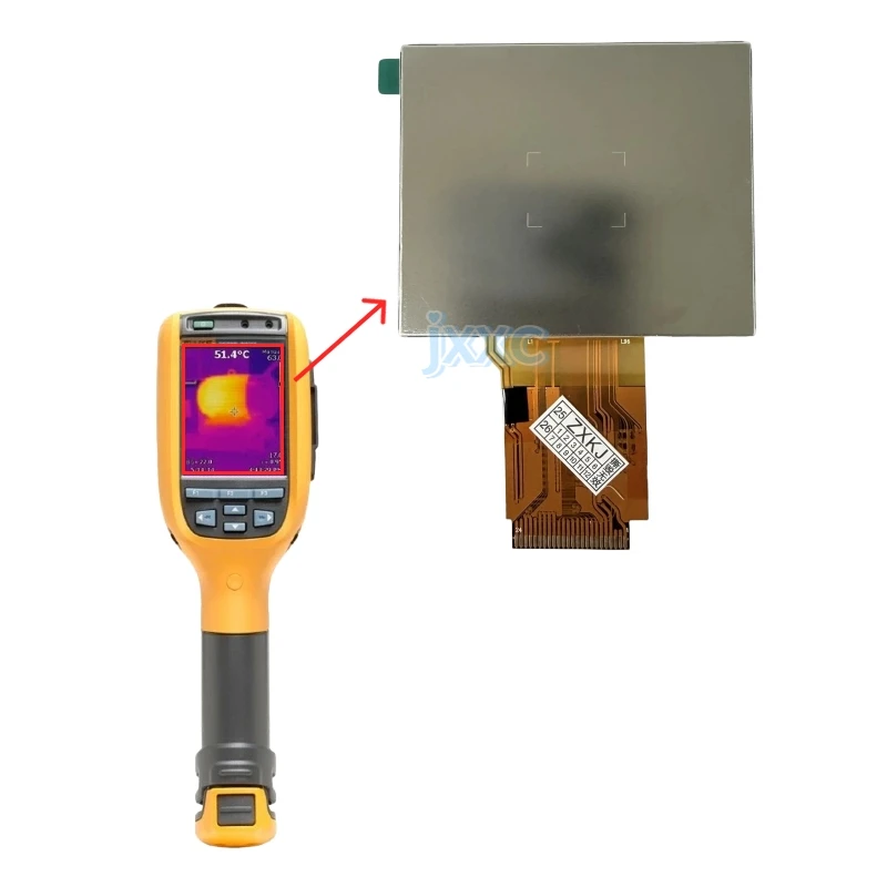 3.5-inch ET0350A6DM6 for FLUKE Ti90/Ti100/Ti105/Ti125 thermal imager LCD displays