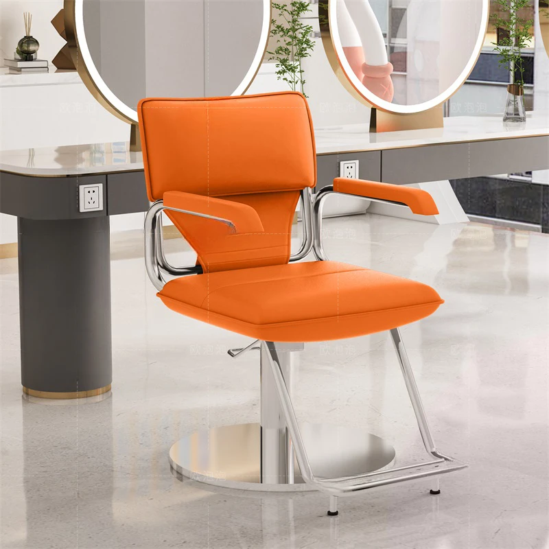 

Swivel Chair Salon Hair Stylist Barber Vanity Equipment Furniture Professional Chairs Items Rotating Beauty Accessories Lashists