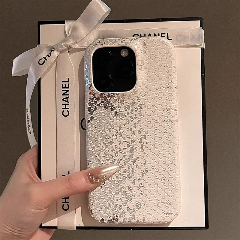 

Luxury Phone Case For iPhone17 16 14 13 12 11 15 Pro Max Plus + High Quality Snake Skin Cover for iPhone16 17 promax
