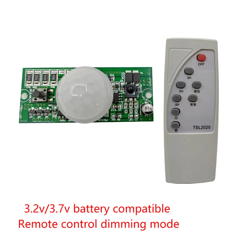 Sensor Circuit Board Solar Induction Mode Controller 3.2V 3.7V Remote Control PIR Solar Integrated Street Lamp