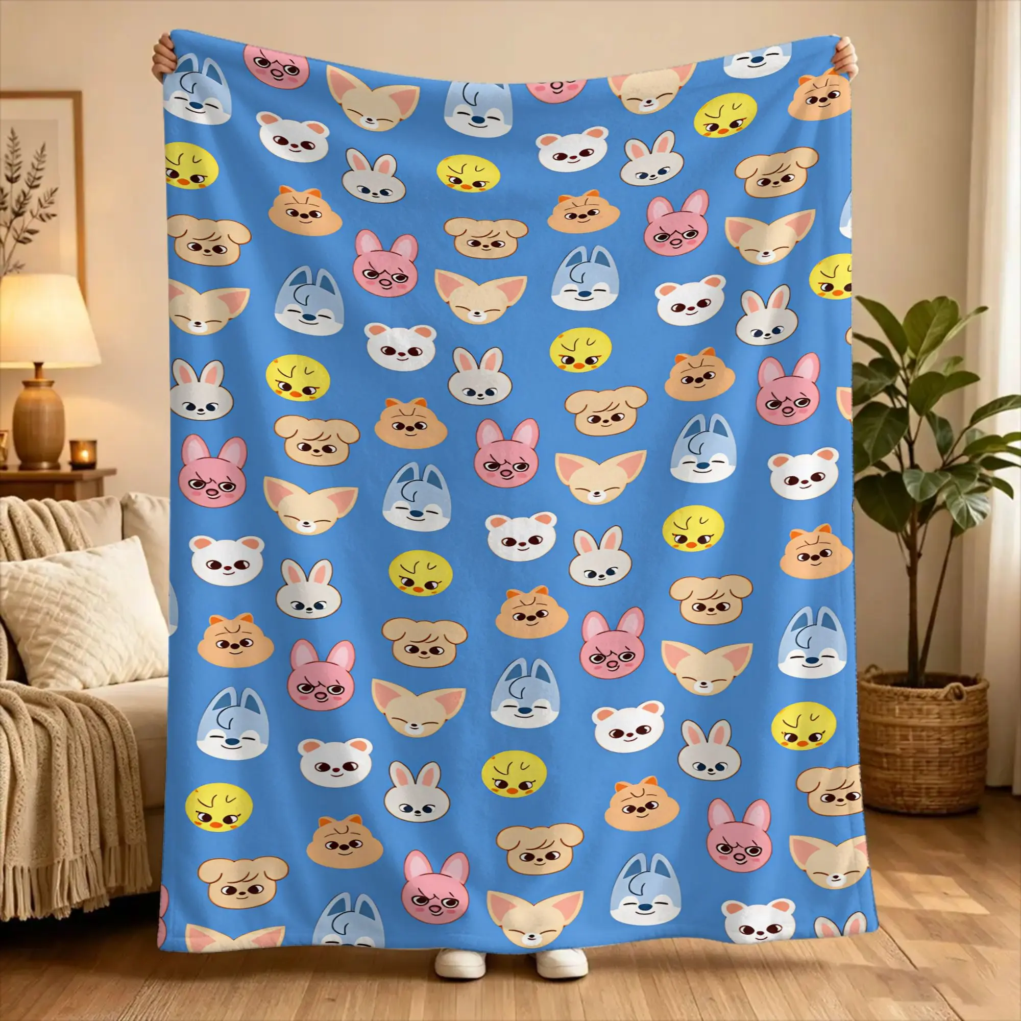 KPOP S-Strays Blanket Quality Warm For kids  Bedding Throws Winter Travel Couch Bed Novelty Bedspread