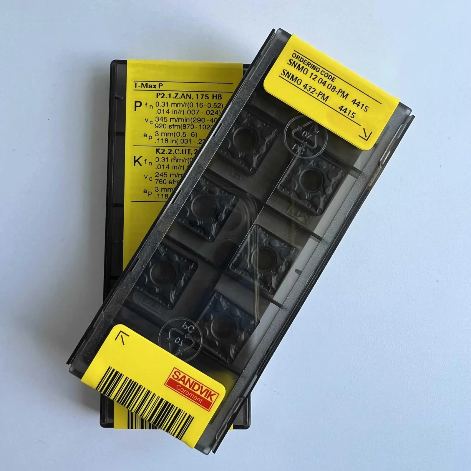 

SNMG120408-PM 4415 Carbide CNC Blade 10 PCS