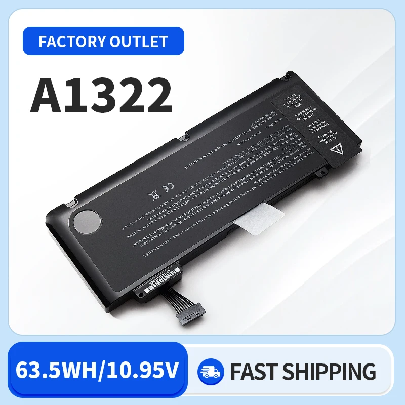 

Somi A1322 A1278 Battery For Apple MacBook Pro 13" 2009 2010 2011 2012 MB991LL/A MB990LL/A MB990J/A MC700 MC374 MD101 MD314