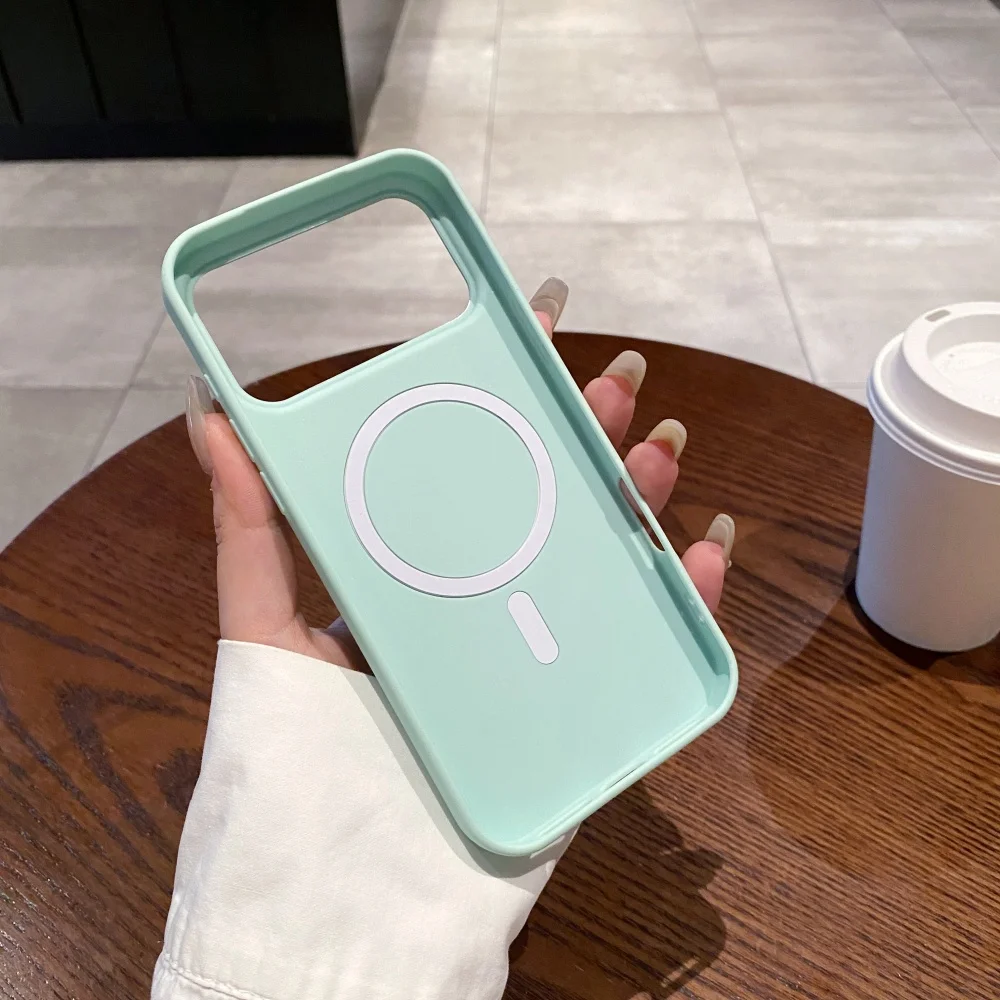 Magnetic for Iphone17 Air Magsafe Case Ultra thin Phone Case for IPhone 17 16 15 12 14 13 Pro Max 11 16pro 17promax Soft Cover - Image 2