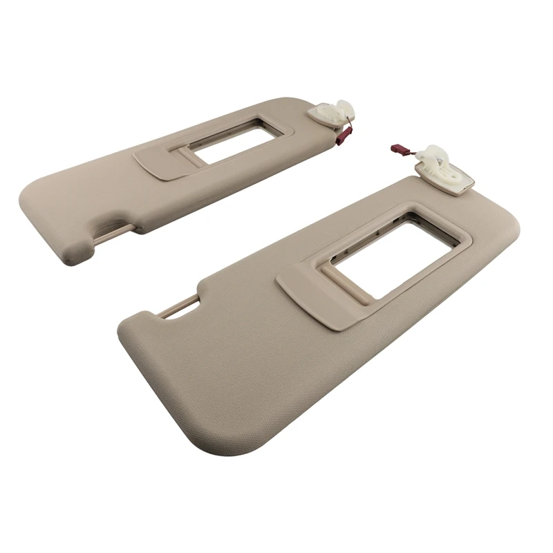 

1 Pair Beige Car Sun Visors For BMW 5 SERIES F10 F11 F18 2011-2015 51167248857 51167248858