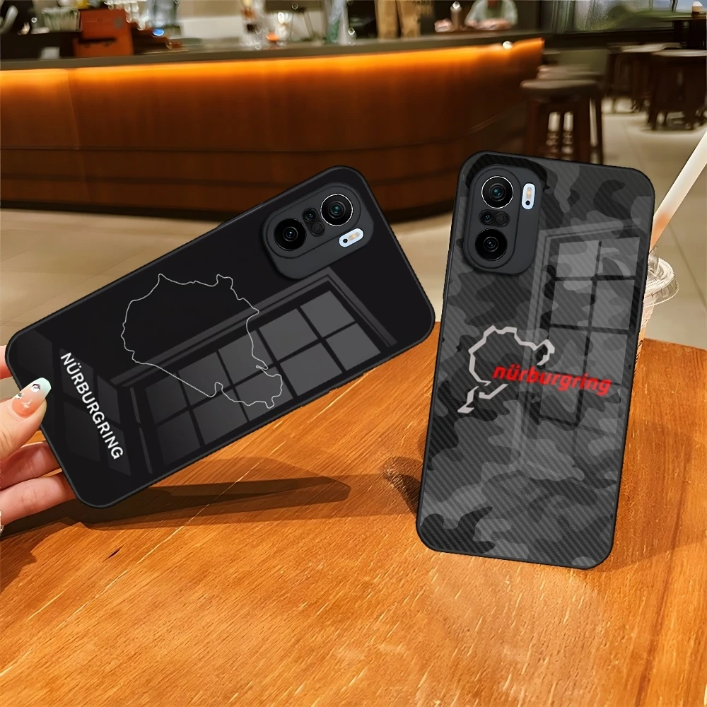 Чехол для телефона Racing Motor Sport Nurburgring для Xiaomi Redmi Note 13 12X11 10 A3 13C 12C Lite T Pro, чехол из закаленного стекла Чехол для телефона Racing Motor Sport Nurburgring для Xiaomi Redmi Note 13 12X11 10 A3 13C 12C Lite T Pro, чехол из закаленного стекла