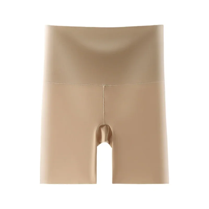 

High Waisted Traceless Compression Pants Hip Lifting Pants Shaping Underwear Summer Thin Safety Pants Large-size Waist Leggings