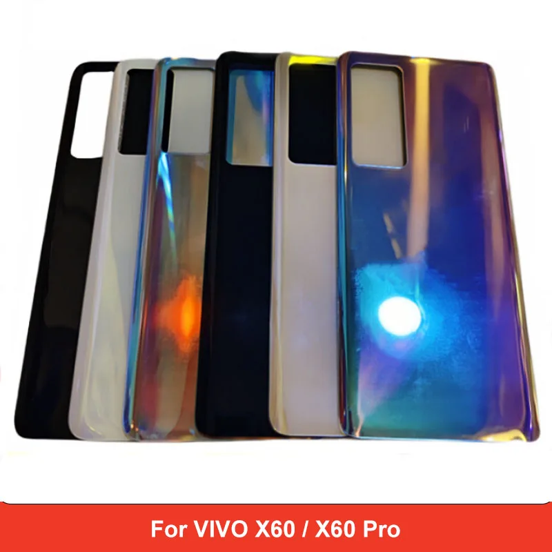 2 PCS Battery Back Cover for VIVO X60 back cover for VIVO X60 Pro Repair Replacement Part