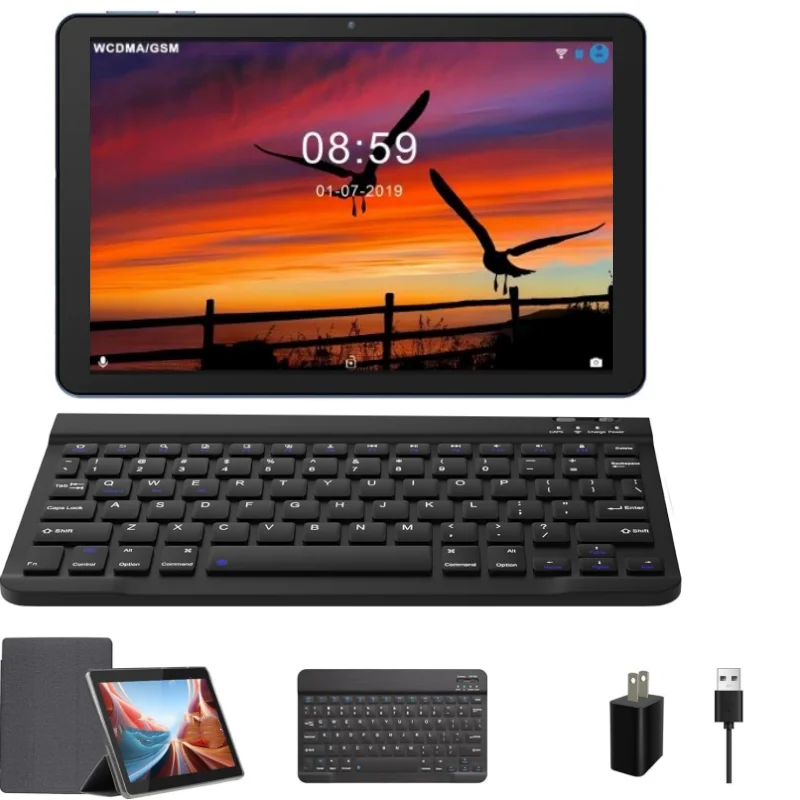 10.1 polegada ram 2gb rom 64gb android 13 tablet pc 31024 cpu rk30sdk quad core 1.3ghz cpu 1280x800 tela ips wifi câmera dupla