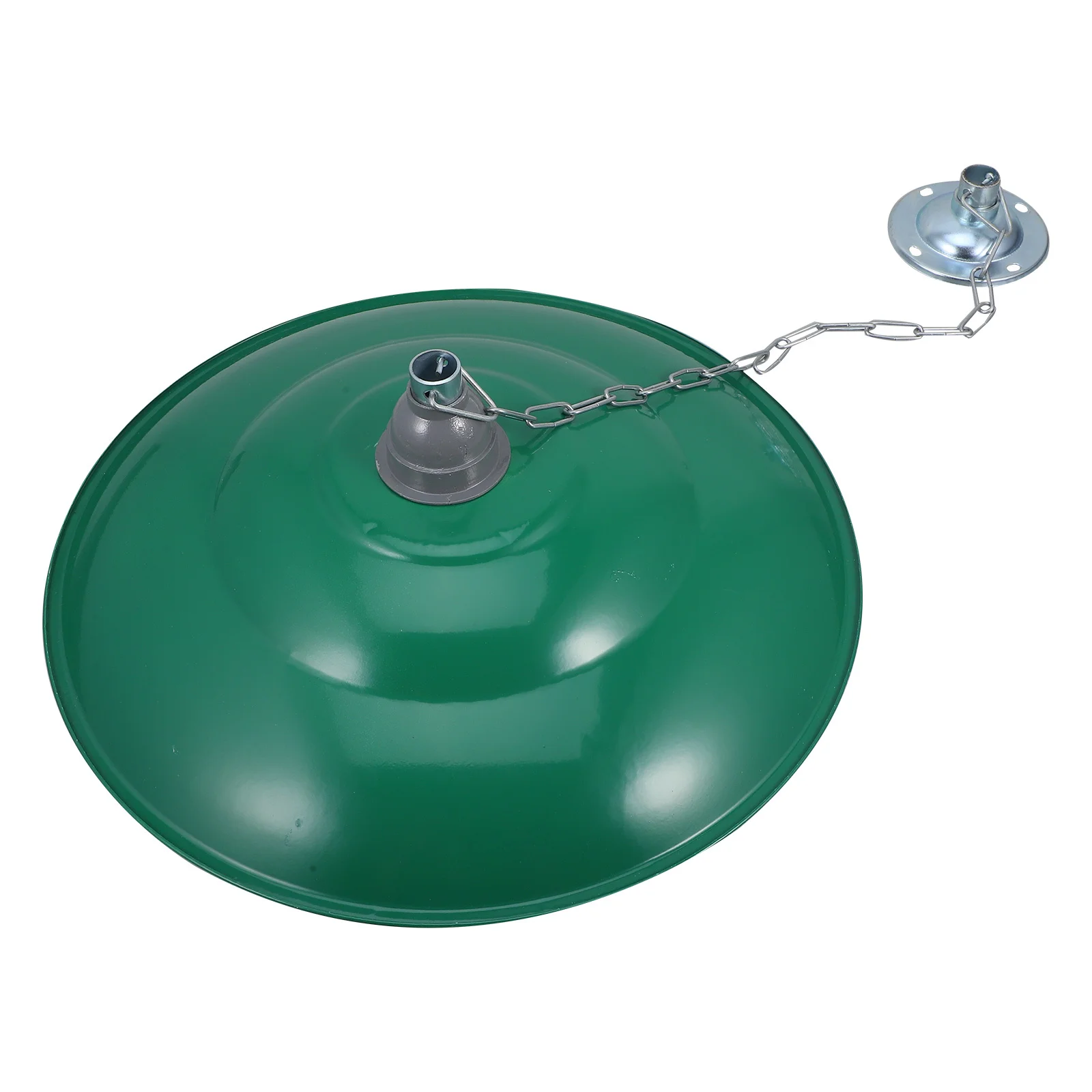 غطاء إضاءة LED مستدير عالي الخليج غطاء حديد من الدرجة الصناعية لديكور المزرعة في المصنع إضاءة خارجية مقاومة للماء والغبار