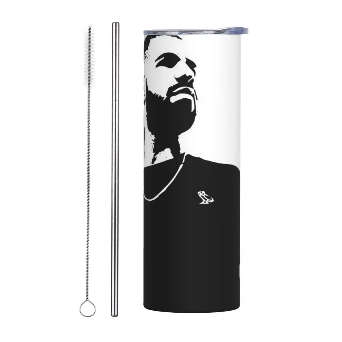 Drake R Stainless Steel Tumbler Vacuum Insulated Mug Thermal Cold Bottle Straw With Lid 20oz