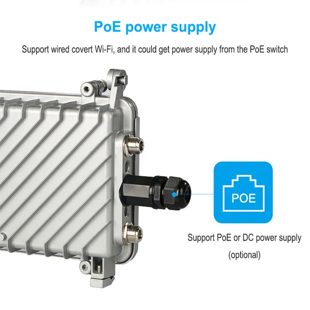 Openwrt Extérieur Étanche 4g Lte 4G persévérance Routeur Wifi Modem Wifi Cpe Routeur avec Emplacement Pour Carte Sim Soutien POE Puissance WE1026-H